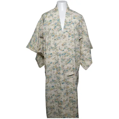 Kimono (Beige, Multicolore)