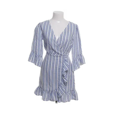 Omlottklänning (Blå, Vit) från Miss Selfridge