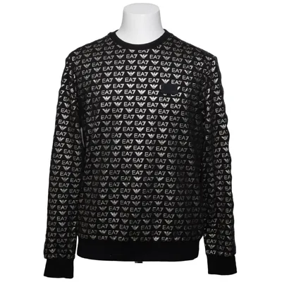 Sweatshirt (Zwart) van Emporio Armani Katoen, Elastaan, Polyamide, Polyester