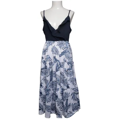 Maxi jurk (Blauw, Wit) van PatPat Katoen, Elastaan