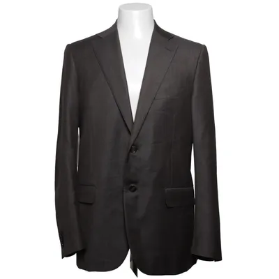 Blazer (Marron) de Corneliani Cupro, Laine