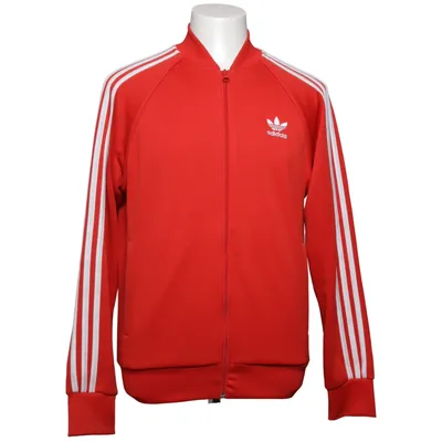 Træningsjakke (Rød) fra Adidas Originals Bomuld, Elastan, Polyester