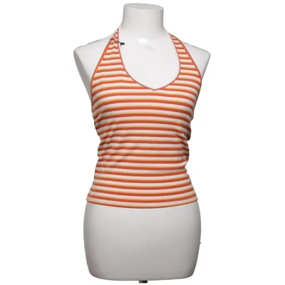 Neckholder Top (Weiß, Orange, Gelb) von American Eagle Elasthan, Polyester, Viskose