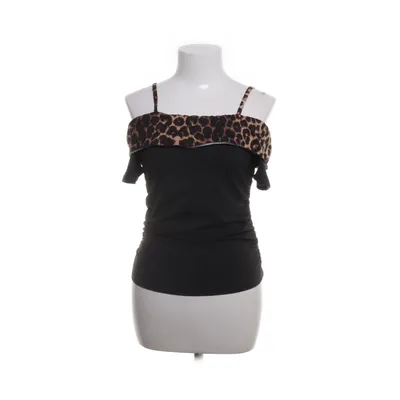 Tanktop (Zwart, Beige) van Romwe Elastaan, Polyester