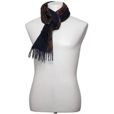 Scarf (Blue, Multicolored) from Edsor Cashmere, Wool