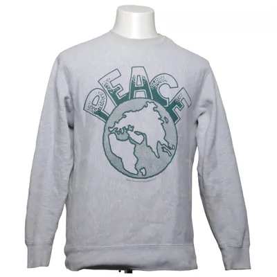 Sweatshirt (Grijs, Groen) van Buttergoods Katoen, Polyester