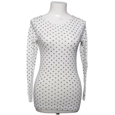 Langarmshirt (Weiß, Schwarz) von Everless Baumwolle, Elasthan, Lyocell