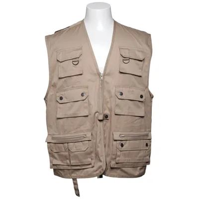 Gilet d'extérieur (Beige) de Autour du Monde Coton, Polyester