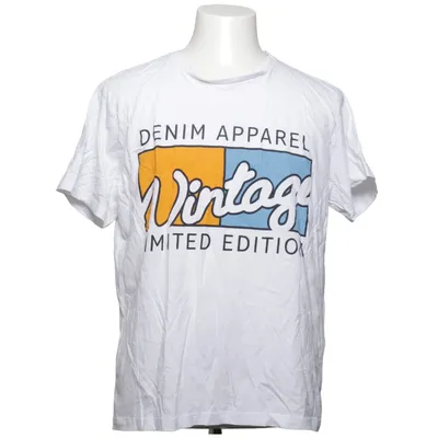 T-shirt (Wit) van Identic Man Katoen