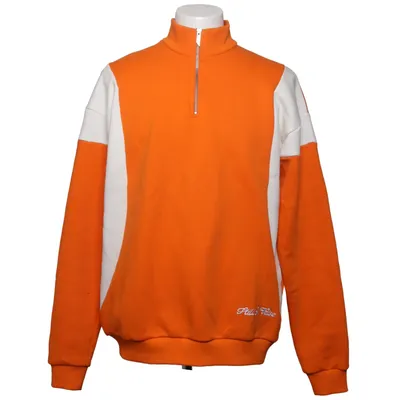 Fleecetrøje (Orange, Hvid) fra Madison Bomuld, Polyester