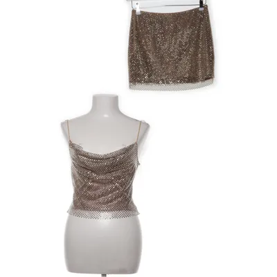 Set (Beige, Silverfärgad) från Babyboo Elastan, Polyester