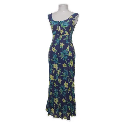 Maxi jurk (Blauw, Meerkleurig) Viscose