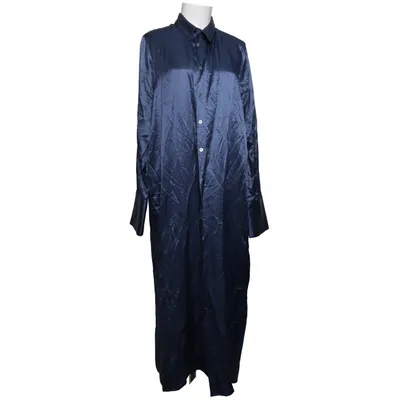 Shirt dress (Blue) from Lindex Silk, Viscose