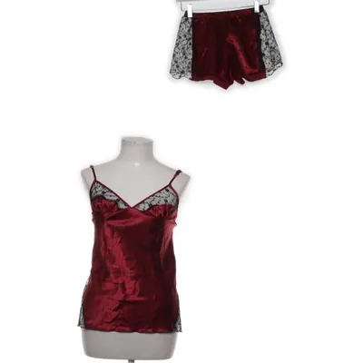 Pyjama (Rouge, Noir) de Ahu Lingerie Polyester