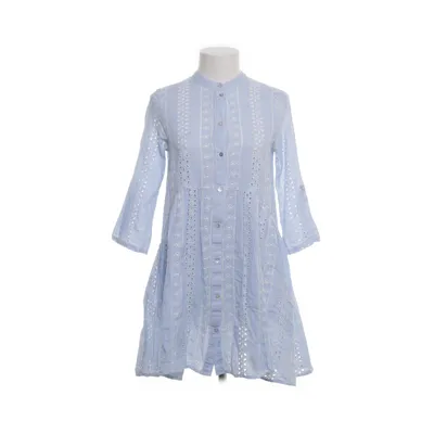 Jurk (Blauw, Wit) van ONLY Blue Denim Katoen