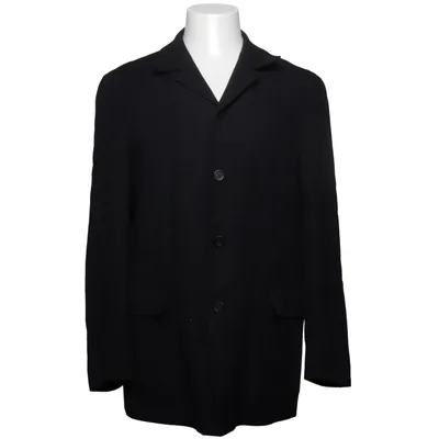 Coat (Black) from Batistini Elastane, Viscose, Wool