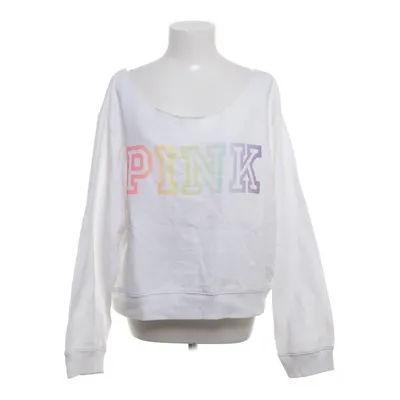 Collegetröja (Vit) från Pink Victoria's Secret Bomull, Polyester