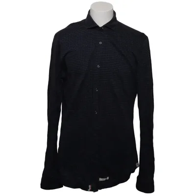 Shirt (Blauw, Zwart) van Tintoria Mattei Katoen