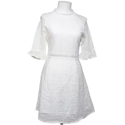 Jurk (Wit) van Simplee Katoen, Polyester