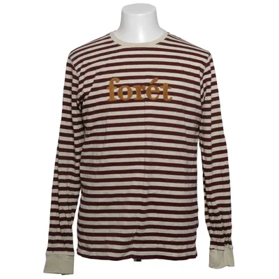 Långärmad t-shirt (Beige, Röd) från Forét Ekologisk bomull