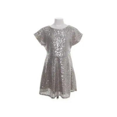 Klänning (Beige, Silverfärgad) från Zara Kids Bomull