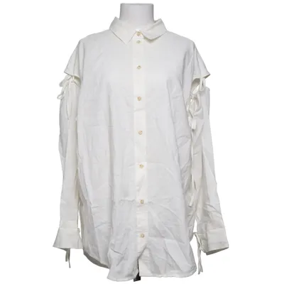 Skjorte (Hvid) fra H&M Trend Bomuld, Linned
