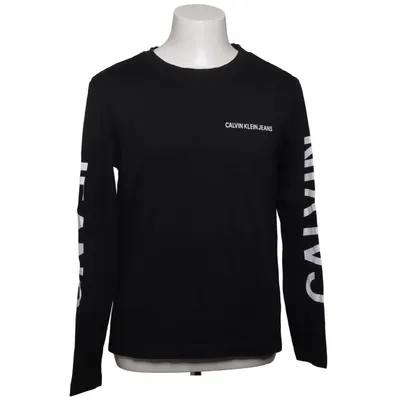 Lange mouwen shirt (Zwart) van Calvin Klein Jeans Katoen