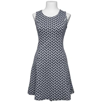 Klänning (Blå, Vit) från P&Co Elastan, Polyester