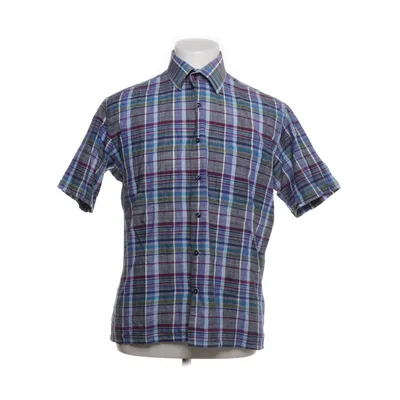 Kortärmad skjorta (Blå, Flerfärgad) från Seven Seas Bomull