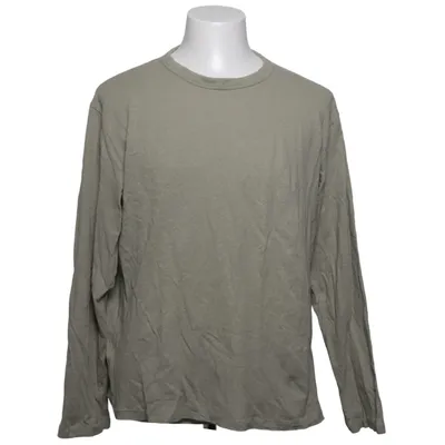 T-shirt à manches longues (Gris) de Vailent Coton, Lin