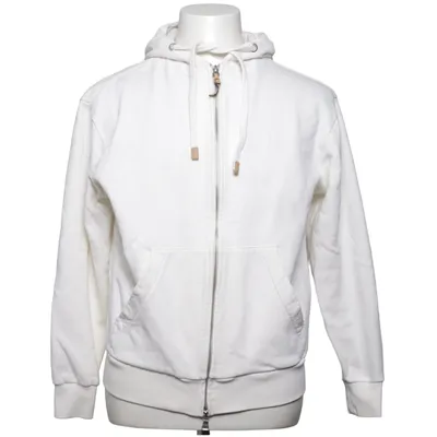 Sweat à capuche (Blanc) de Boggi Coton