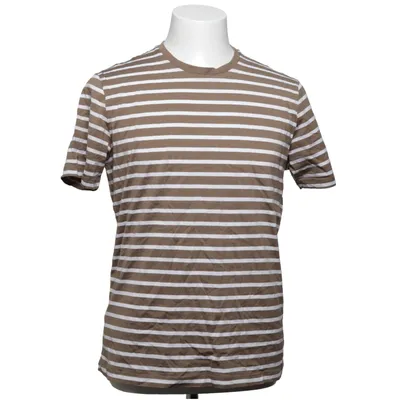 T-shirt (Brun, Vit) från Mango Man Bomull