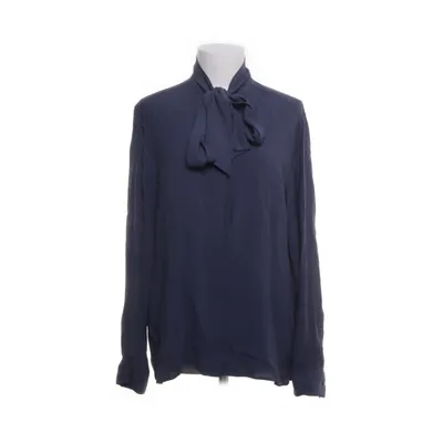 Strikblouse (Blauw) van The Shirt Factory Viscose