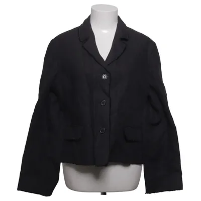 Blazer (Zwart) van Massimo Dutti Katoen, Linnen