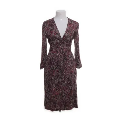 Slå-om-kjole (Beige, Sort, Pink) fra Diane von Furstenberg Vintage Silke