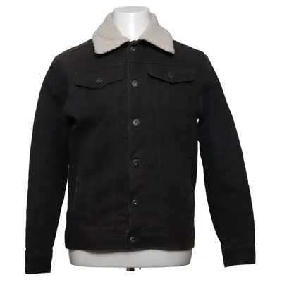 Foret Jeansjakke (Sort, Hvid) fra Jack & Jones Jeans Intelligence Bomuld, Polyester