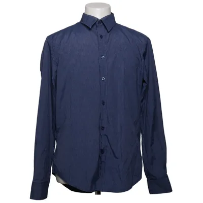 Skjorte (Blå, Hvid) fra Berga Bomuld, Polyester