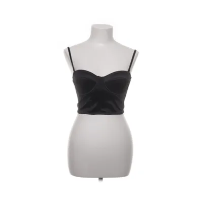 Crop top (Svart) från Amisu Elastan, Polyester