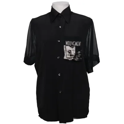 Kortärmad skjorta (Svart) från Anne Bruse Polyester