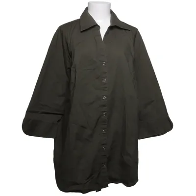 Chemise à manches courtes (Vert) de Ulla Popken Coton, Élasthane