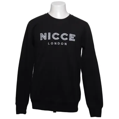 Sweatshirt (Noir) de Nicce Coton, Polyester