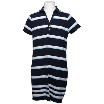 Robe polo (Bleu, Blanc, Multicolore) de Tommy Hilfiger Coton, Élasthane