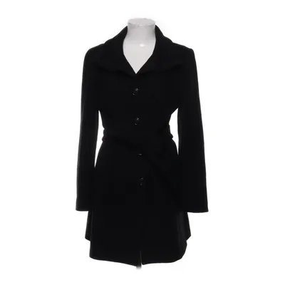 Coat (Black) from Zara Basic Polyamide, Wool