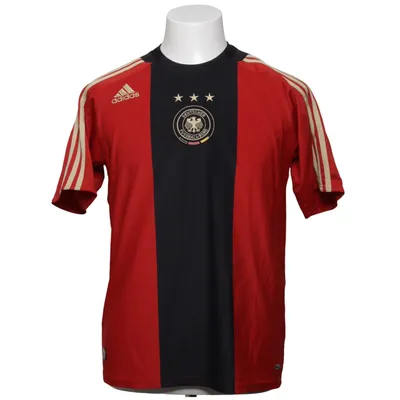 Fodboldtrøje (Rød, Sort, Flerfarvet) fra Adidas Polyester