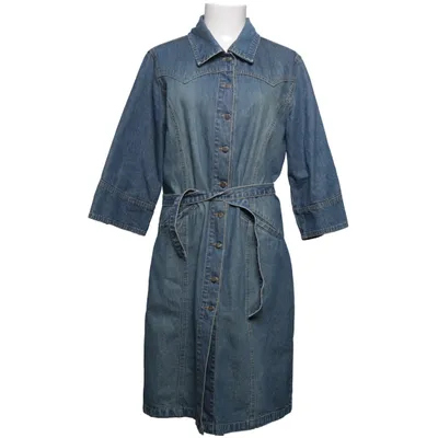 Denim jurk (Blauw) van Cracker Katoen
