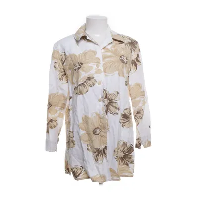 Blus (Beige, Vit) från Voglia Linne, Lyocell