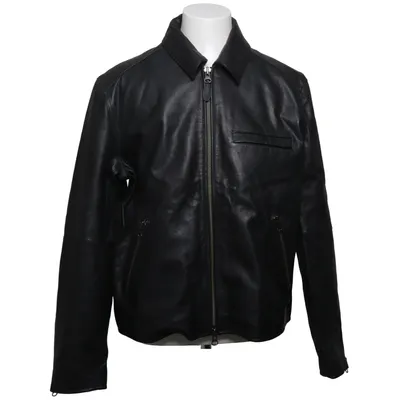 Leather jacket (Sacliff) from Samsøe & Samsøe Cotton, Leather, Viscose