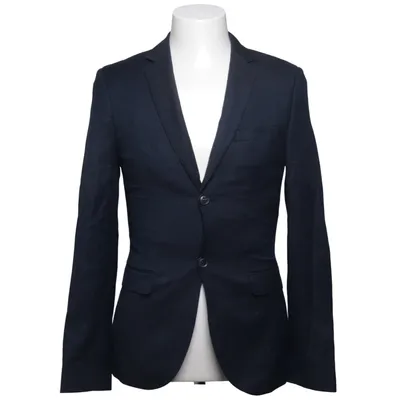 Blazer (87J53MNAV) from Topman Polyester, Viscose, Wool