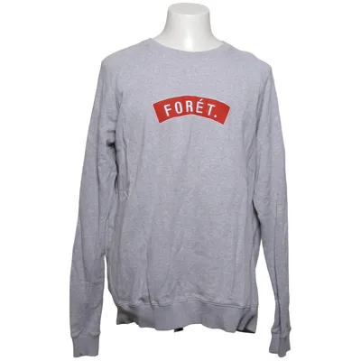 Sweatshirt (Grå, Rød) fra Forét Økologisk bomuld