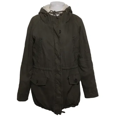 Parka (Green) from Mango Casual Acrylic, Elastane, Polyester